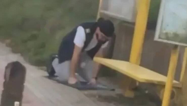 Almanya’da otobüsten inerek namaz kılan şoför işten çıkarıldı