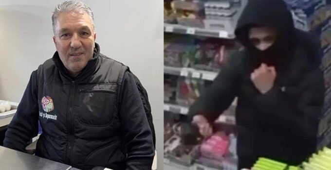 Hollanda’da Türk esnaf, marketine giren silahlı soyguncuyu şişeyle kovaladı