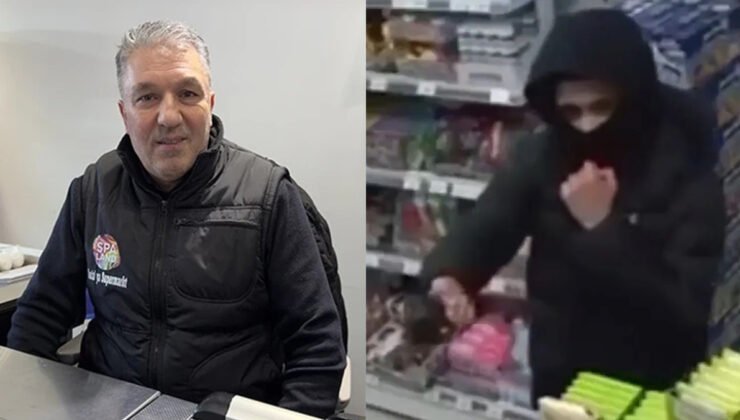 Hollanda’da Türk esnaf, marketine giren silahlı soyguncuyu şişeyle kovaladı