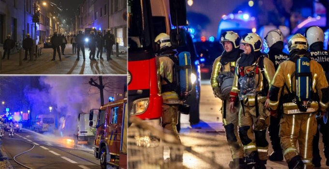 Belçika’da havai fişekten 12 yaşında bir çocuk ağır yaralandı. Brüksel’de 63, Anvers’te 64 kişi tutukladı