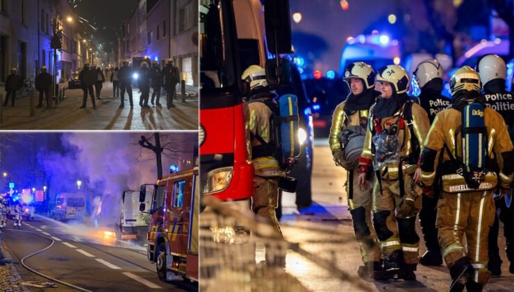 Belçika’da havai fişekten 12 yaşında bir çocuk ağır yaralandı. Brüksel’de 63, Anvers’te 64 kişi tutukladı