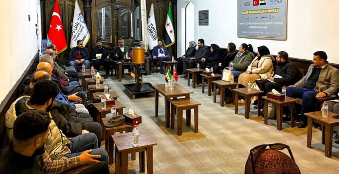 Halep’teki tarihi konak, YTB desteğiyle “Anadolu Kültür Merkezi” olarak hizmete girdi