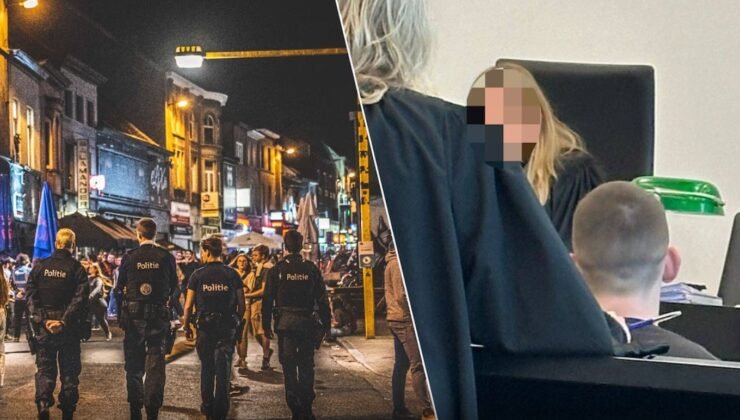 22 yaşındaki Güreşçi Overpoortstraat’ta Gent polis memurunu yere çarptı