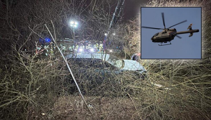 Hollanda polisi, helikopterle takip ettiği şüphelilerin ikisini Anvers polisinin desteğiyle yakaladı