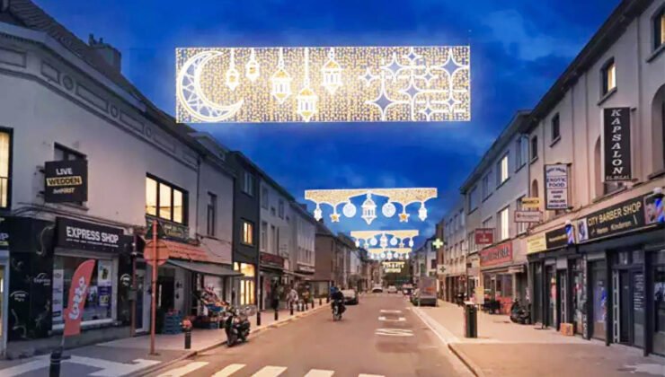 Belçika’da bir ilk : Gent şehrinde Ramazan ayı boyunca 2 cadde ışıklarla süslenecek