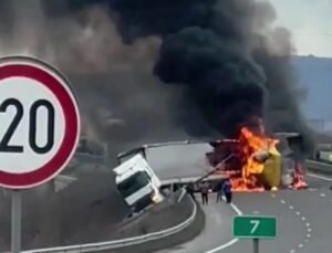 Bulgaristan’da yaşanan kazada Türk TIR şoförü hayatını kaybetti