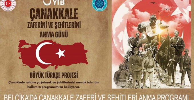Belçika Lokeren Sakarya Camisi’nde Çanakkale Zaferi ve Şehitleri Anma Programı düzenleniyor
