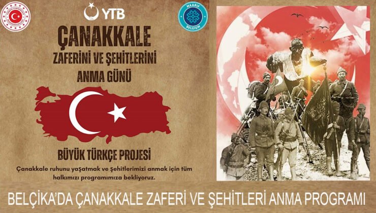 Belçika Lokeren Sakarya Camisi’nde Çanakkale Zaferi ve Şehitleri Anma Programı düzenleniyor