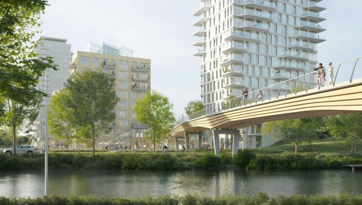 Gent Sint-Pieters ile Blaarmeersen arasında inşa edilecek köprüsünün yapımına onay verildi