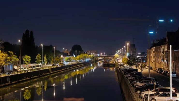 Gent şehrinde, Nisan ayından itibaren tasarruf amacıyla sokakların aydınlatma seviyeleri azaltılacak