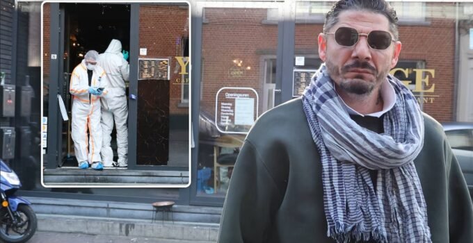 Belçika Zele’de bir Türk restoranında kız arkadaşıyla kavga eden müşteri, silahını çekerek korku dolu anlar yaşattı