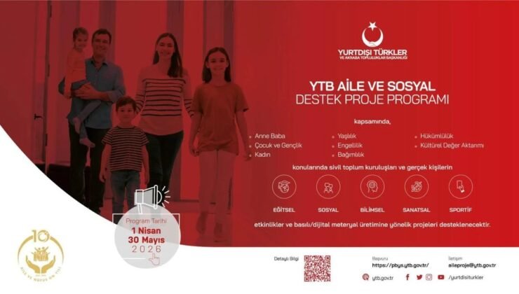 YTB Aile ve Sosyal Destek Proje Programı Başvuruları Açıldı