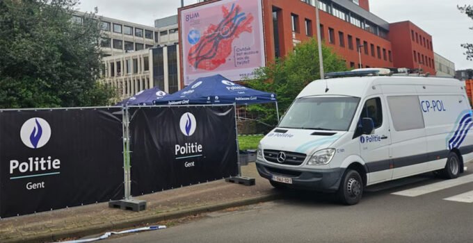 Gent şehrinde ölü bulunan bir kişi için polis soruşturma başlattı