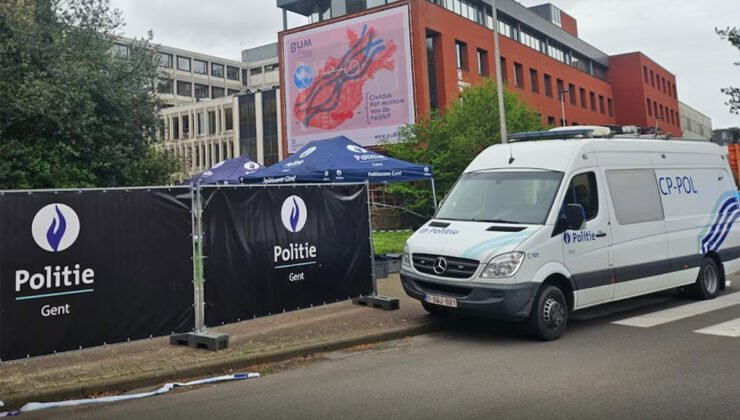 Gent şehrinde ölü bulunan bir kişi için polis soruşturma başlattı