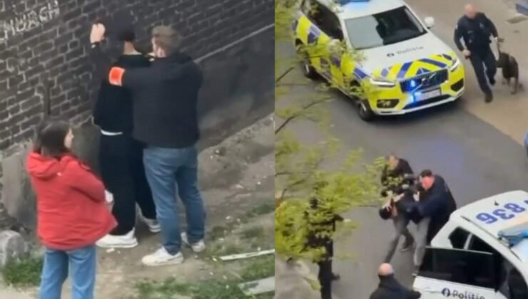 Gent Dampoort’ta arabasıyla çevreye rahatsızlık veren ve yayaları tehliye atan bir kişi gözaltına alındı