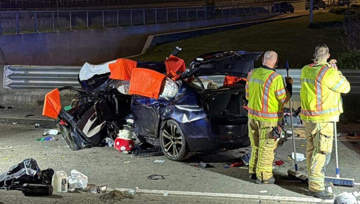 Belçika’da bu sabah meydana gelen trafik kazasında İki kişi ağır yaralandı