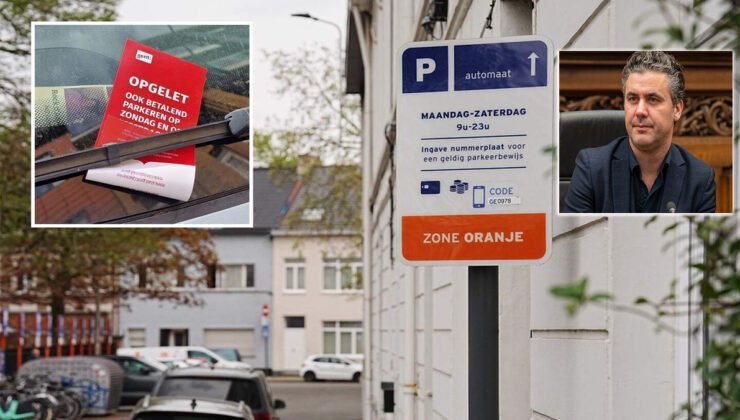 Gent şehrinde güncellenmeyen trafik işaretleri kafa karıştırıyor