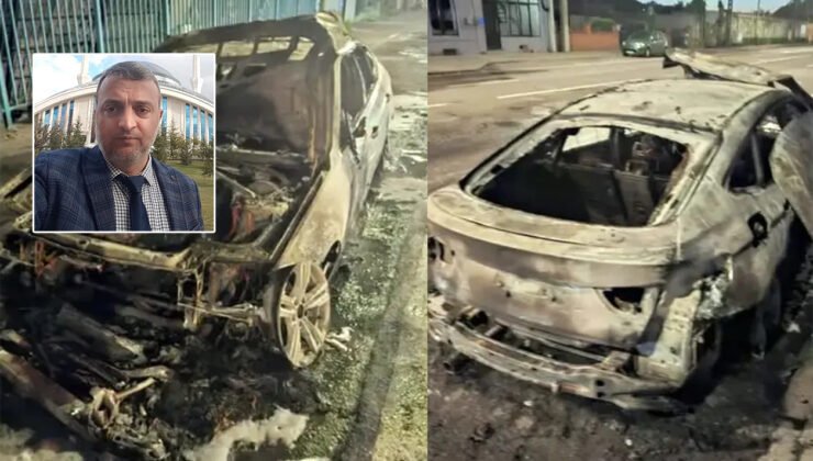 Belçika’da DİTİB Cami İmamı Cumali Sevgin’in Aracı Kundaklandı