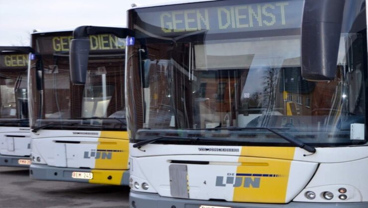 Flaman toplu taşıma şirketi De Lijn 86 elektrikli otobüsü seferden çekti