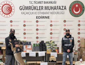 Kapıkule’de uyuşturucu ve kaçak ürün operasyonu