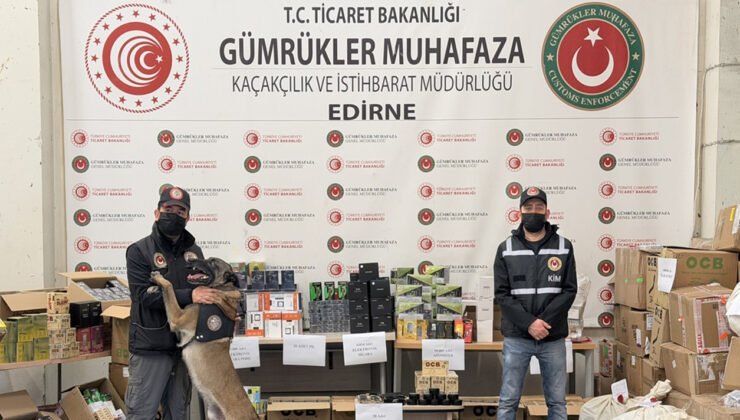 Kapıkule’de uyuşturucu ve kaçak ürün operasyonu