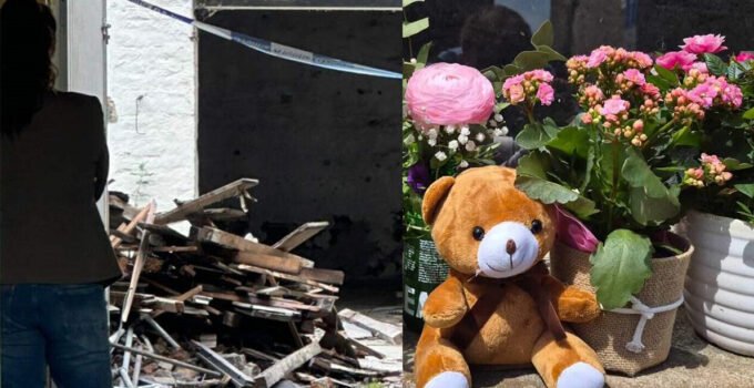 Gent’te duvar altında kalan Bulgar asıllı işçi için çiçekler bırakıldı, mumlar yakıldı