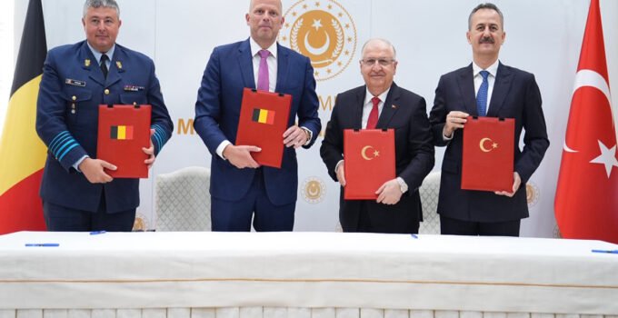 Belçika ile Türkiye Arasında 9 Savunma Anlaşması İmzalandı