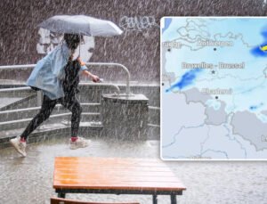 Belçika’da sarı alarm: Fırtına, dolu ve gök gürültülü sağanak yağış uyarısı