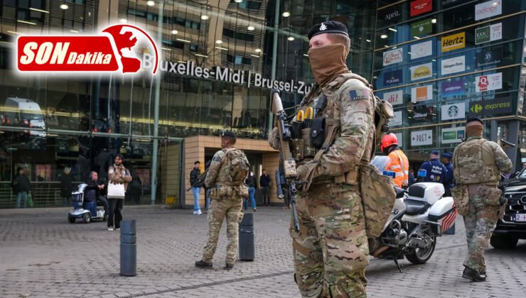 Brüksel İstasyonu’nda tespit edilen şüpheli bir paket nedeniyle tüm tren seferleri durduruldu.