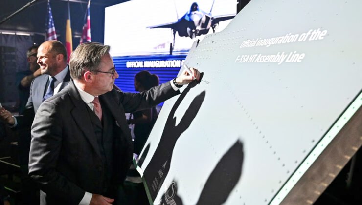 Belçika, F-35 kuyruk parçalarının üretimine resmen başladı
