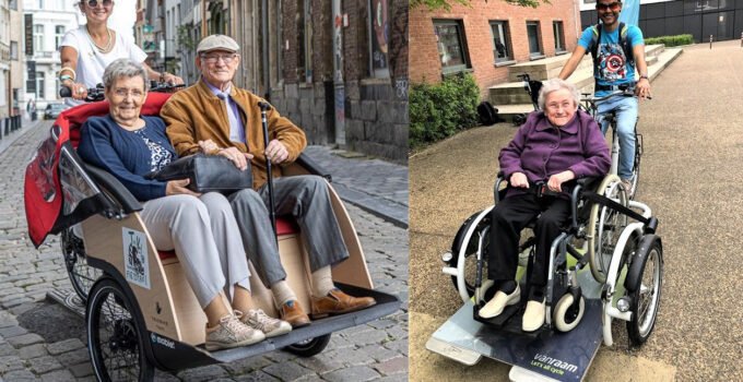 Gent şehrinde bisiklet taksiler giderek daha popüler hale geliyor