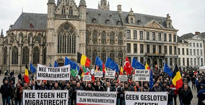 Gent belediye binası önünde bu akşam protesto eylemi düzenlenecek