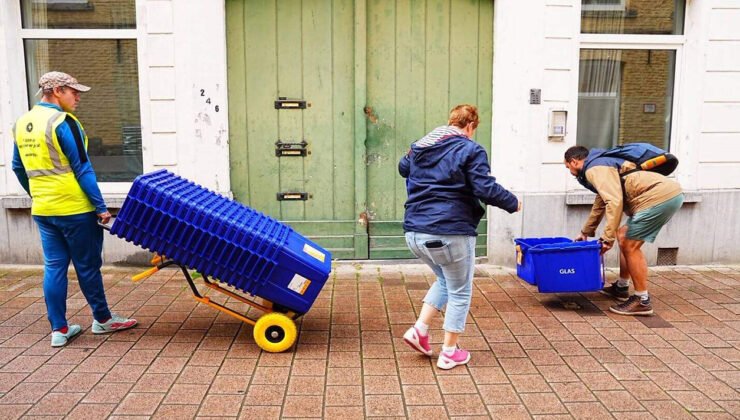 Gent şehrinde mavi cam kutusu zorunluluğu 1 Temmuz’da başlıyor