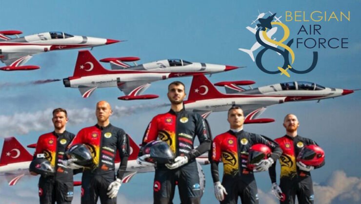 Belçika hava kuvvetleri’nin 80. kuruluş yıl dönümü kutlamalarında Türk yıldızları gökyüzünü renklendirecek
