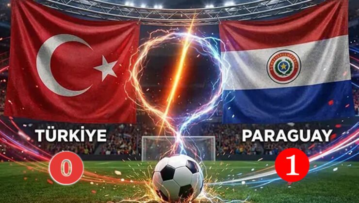 A Milli Futbol Takımımız 10 kişi kalan Paraguay’a yenilerek dünya kupasına veda etti.