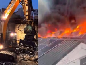 Brüksel’de depo yangını faciası: Enkaz altında cesetler bulundu