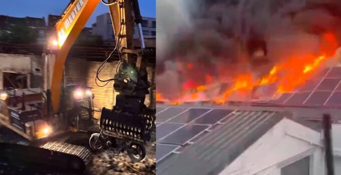 Brüksel’de depo yangını faciası: Enkaz altında cesetler bulundu