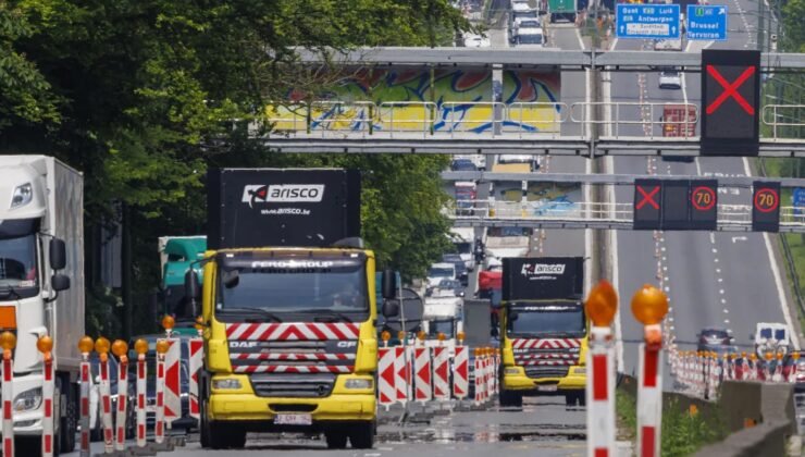Belçika’da yaz boyunca yol çalışmaları, trafiği olumsuz etkileyecek