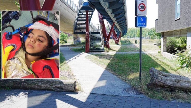 Gent şehrinde 14 yaşındaki sürücü çalıntı motosikletle 9 yaşındaki çocuğa çarparak ağır yaraladı