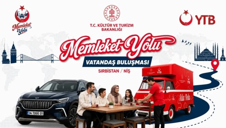 YTB gurbetçilerle Niş Memleket Yolu’nda buluşuyor!