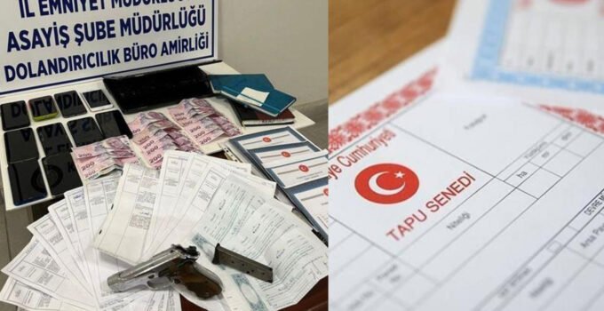 Gurbetçilerin Türkiye’deki ev ve arsalarını sahte kimlikle satan şebeke ağı çökertildi