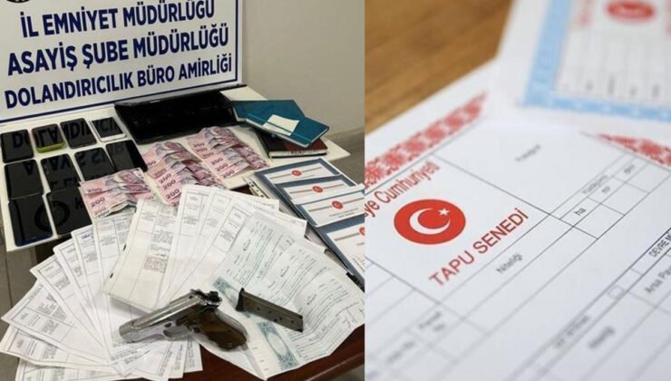 Gurbetçilerin Türkiye’deki ev ve arsalarını sahte kimlikle satan şebeke ağı çökertildi