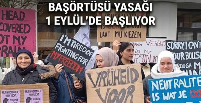 Gent ve çevre okullarda başörtüsü yasağı 1 Eylül’de başlıyor
