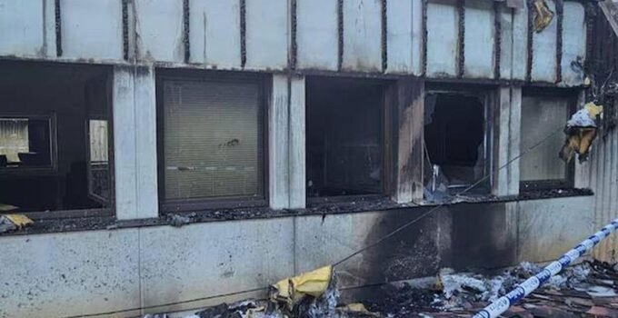 Belçika’da Savunma Şirketi BATS Binası Ateşe Verildi