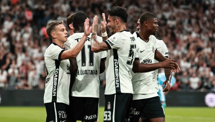 Beşiktaş’tan Avrupa Ligi’ne muhteşem başlangıç