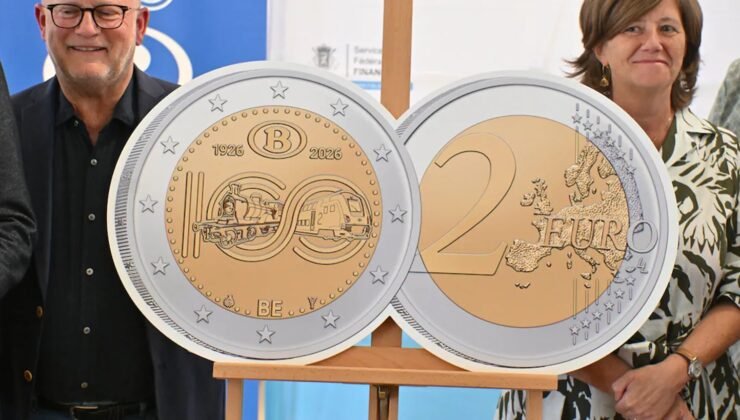 Belçika’da yeni 2 euroluk hatıra parası tanıtıldı