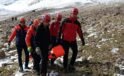 Hollandalı dağcı ile rehber dağcı Erciyes Dağı’nda 300 metre yükseklikten uçuruma düştü.