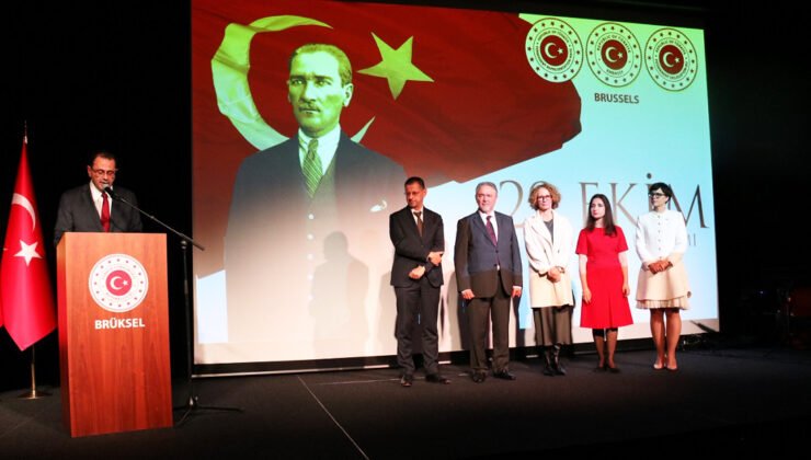 Brüksel’de 103 yıllık Cumhuriyet, büyük bir katılım ve coşkuyla kutlandı