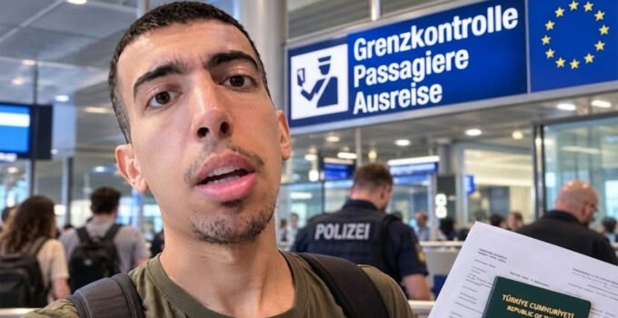 Yeşil pasaportla Almanya’ya gelen Türk vatandaşı havalimanında sınır polisi tarafından ülkeye alınmadı