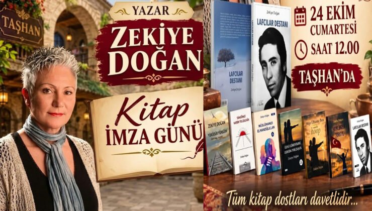 Yazar Zekiye Doğan 24 Ekim’de Emirdağ’da okurlarıyla buluşacak